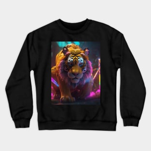 Hunting Tiger Crewneck Sweatshirt